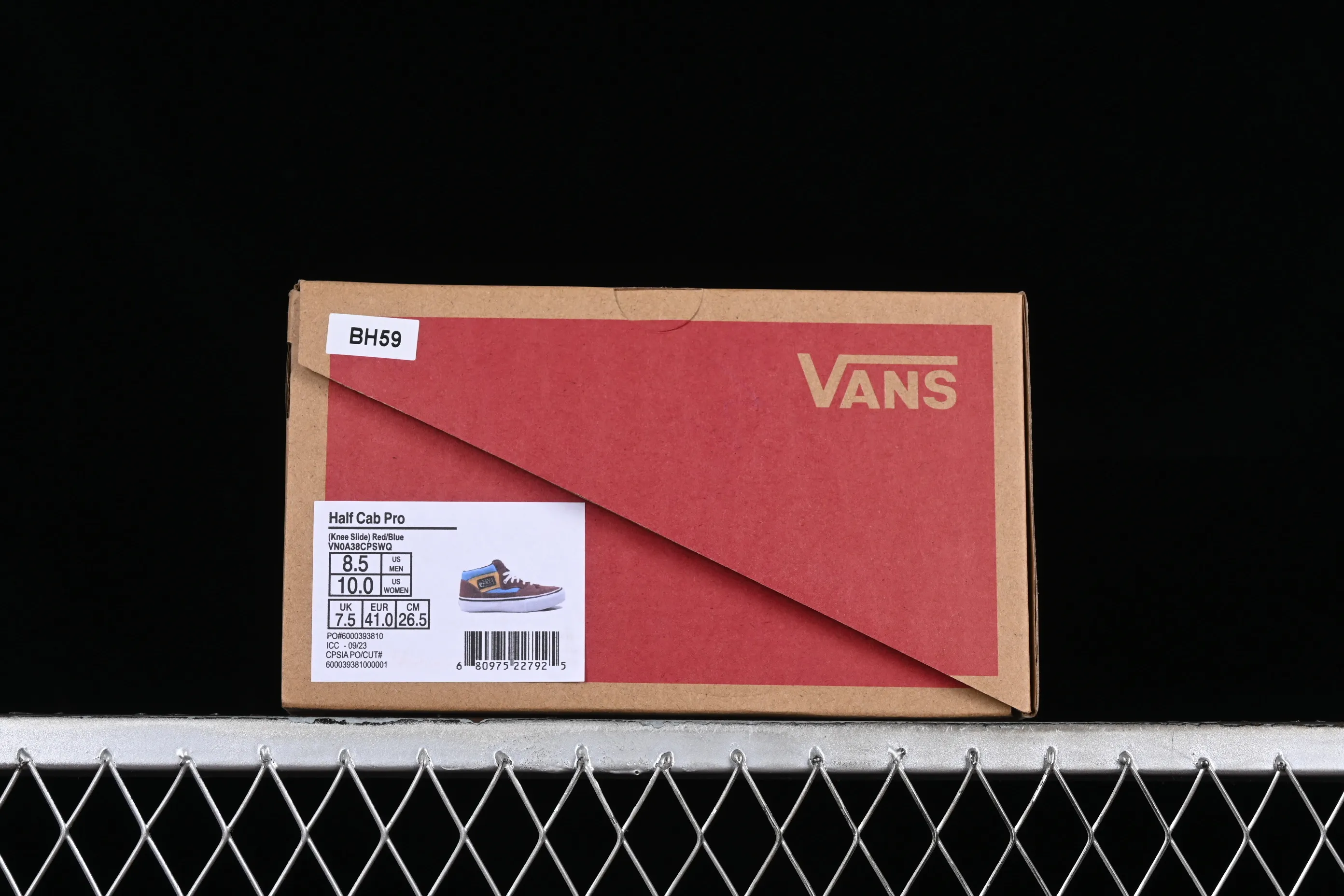 All categories Vans Vans series Vans Mid Vans Zhongbang Vans Half Cab Pro legendary skater signature Zhongbang skateboard shoes VN0A38CPSWQ